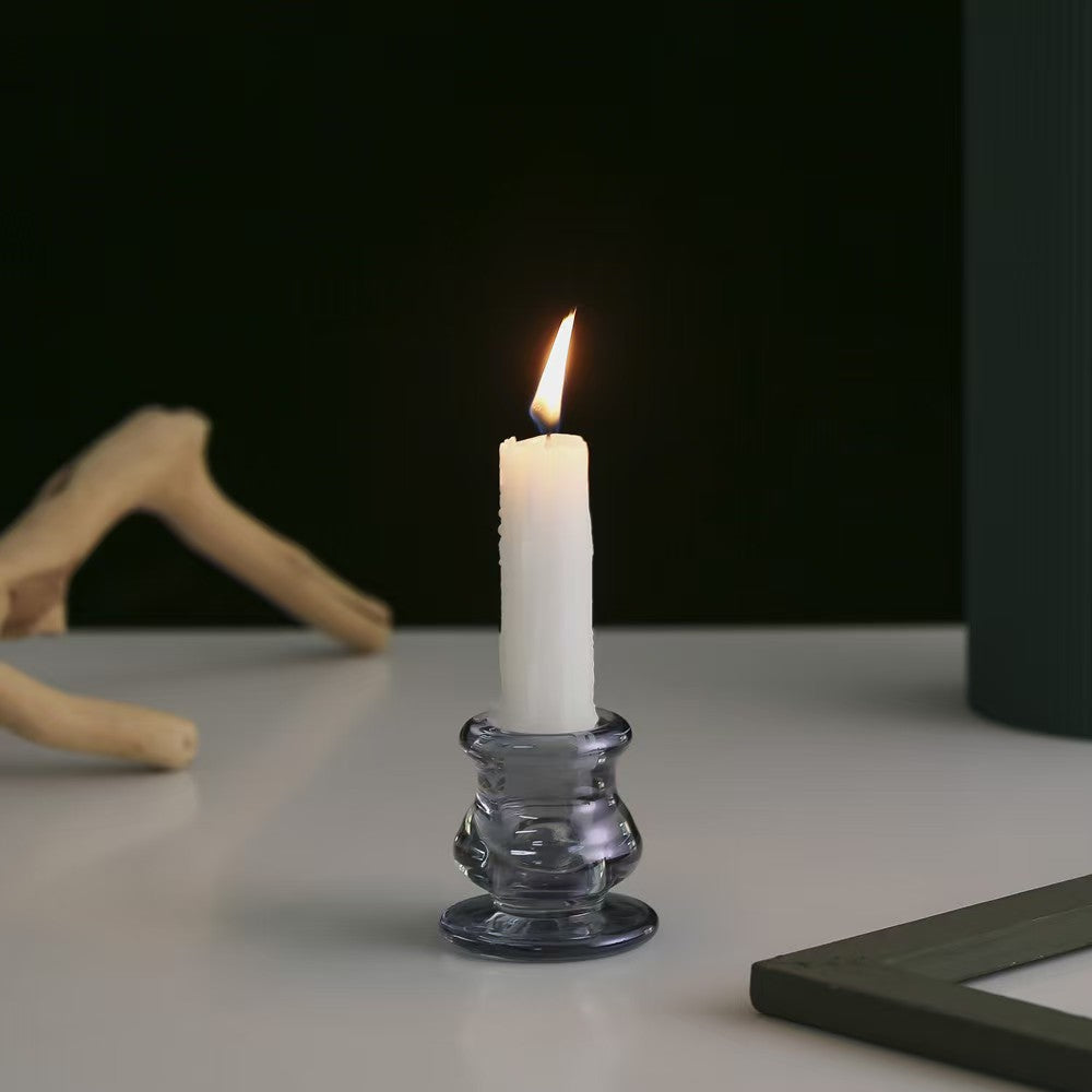 European Style Glass Candle Holder