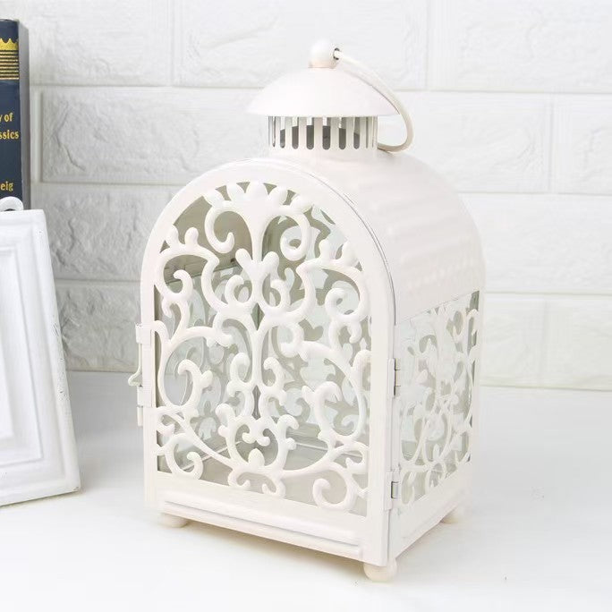 Moroccan Style Vintage Metal Candle Holder