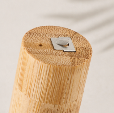 Bamboo Dental Floss Container – Portable Bamboo Floss Pick Storage Box Eco-Friendly Holder