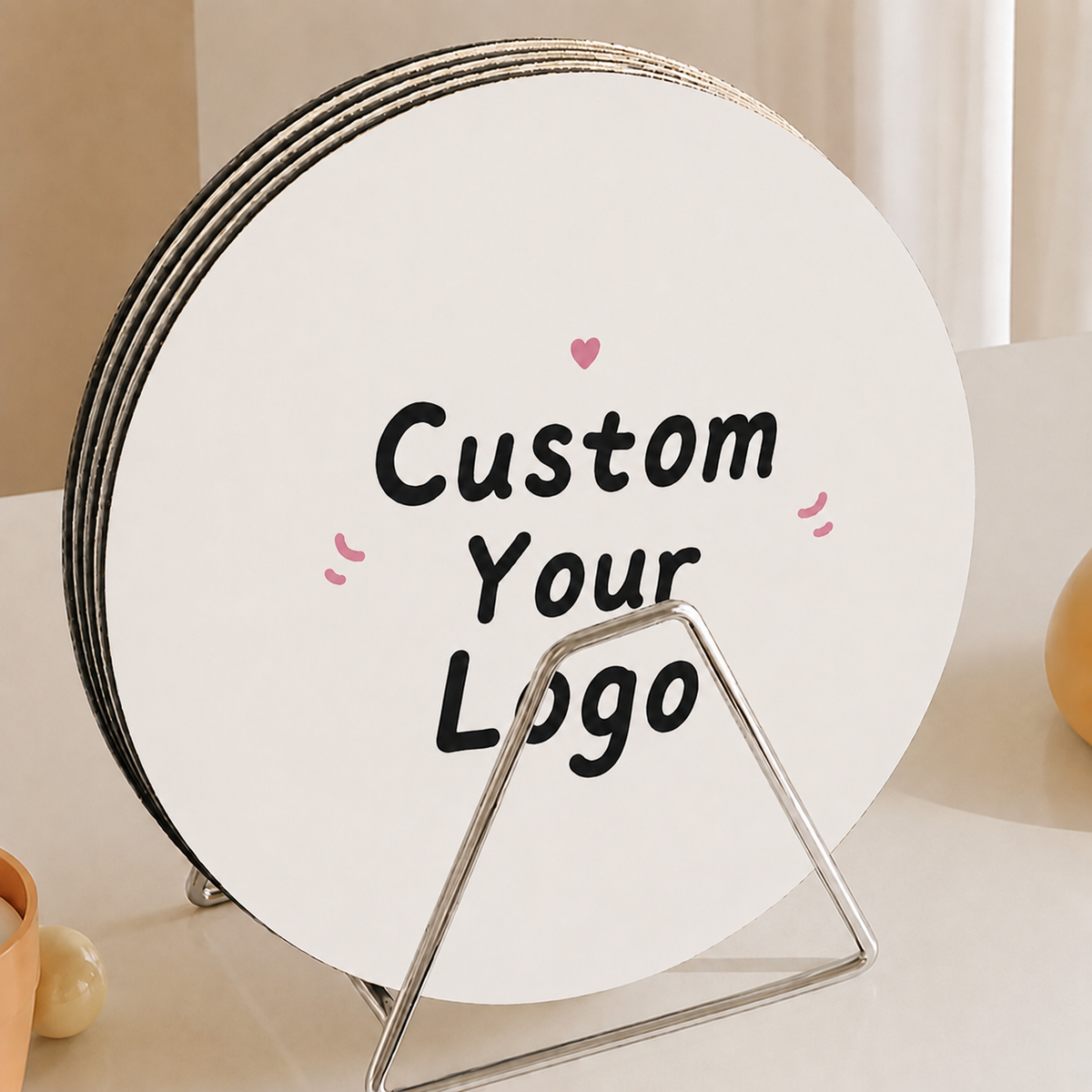 Custom Logo Heat Resistant Mat | Personalized Kitchen Trivet & Table Protector