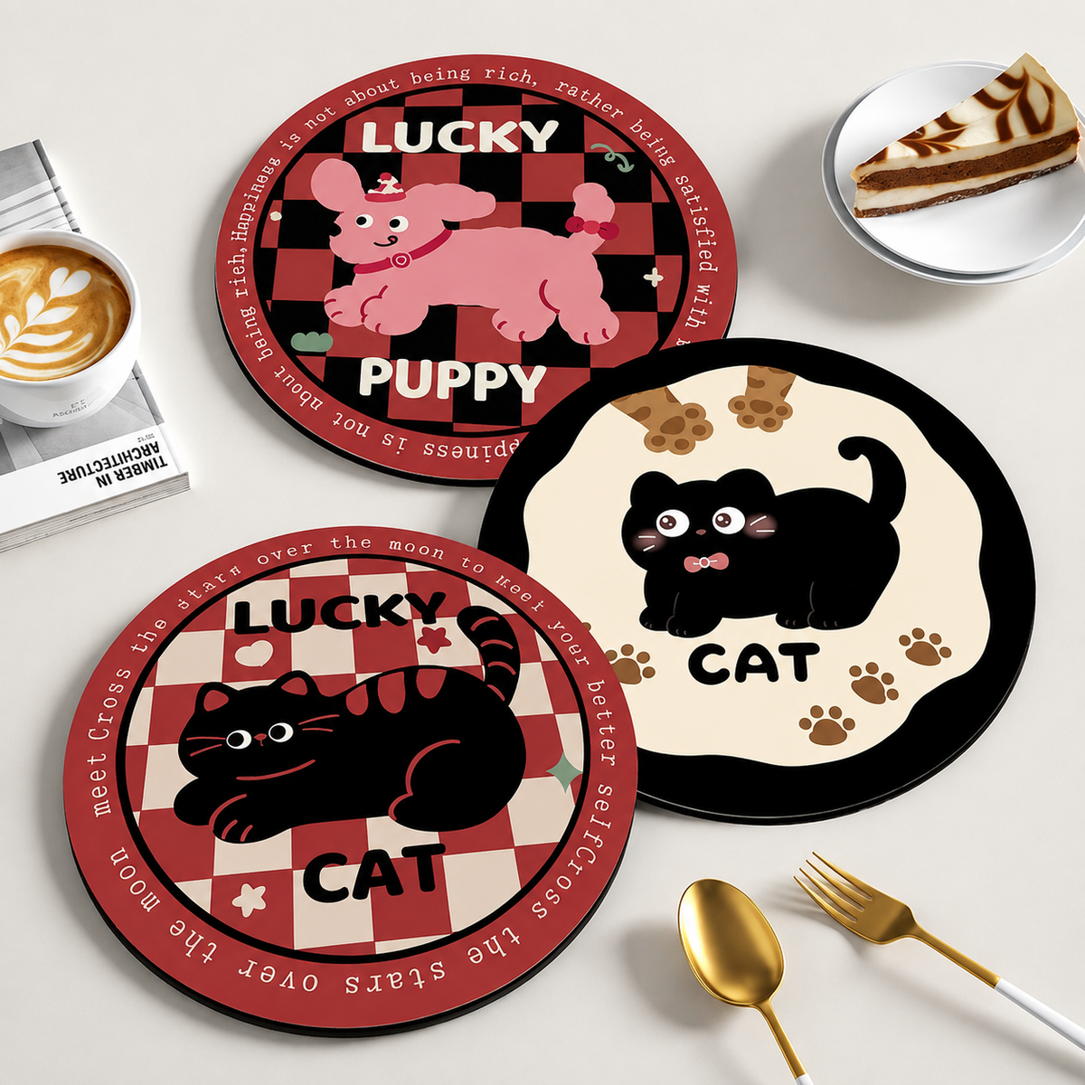 Custom Logo Heat Resistant Mat | Personalized Kitchen Trivet & Table Protector
