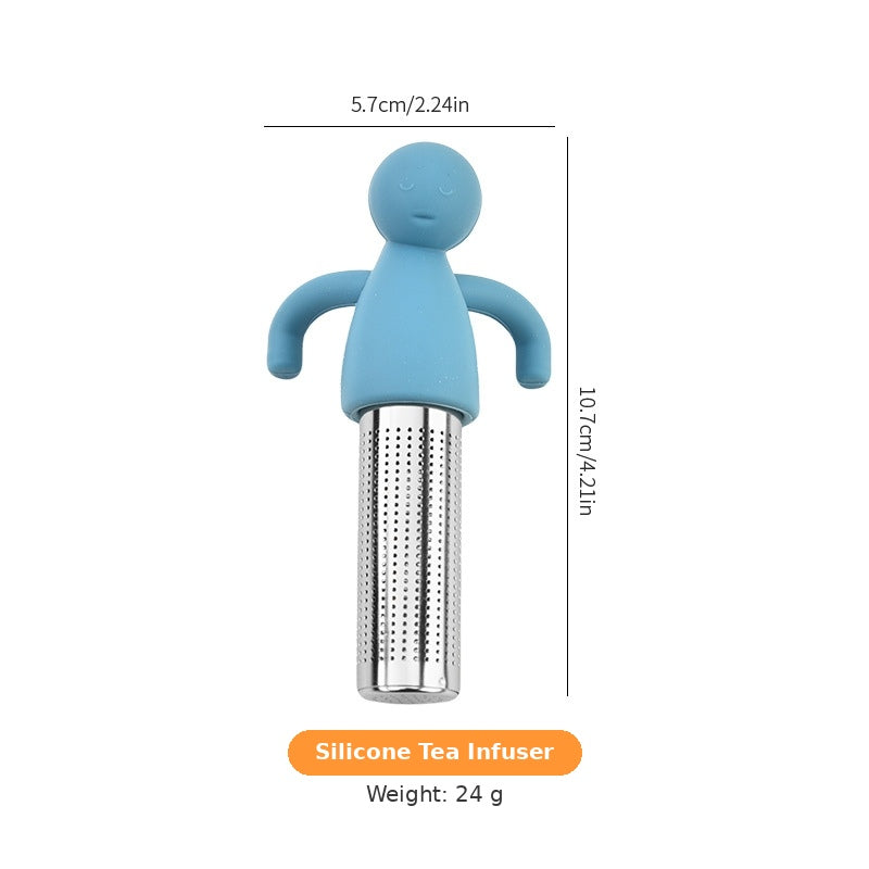 Cartoon Little Guy 304 Stainless Steel Tea Strainer